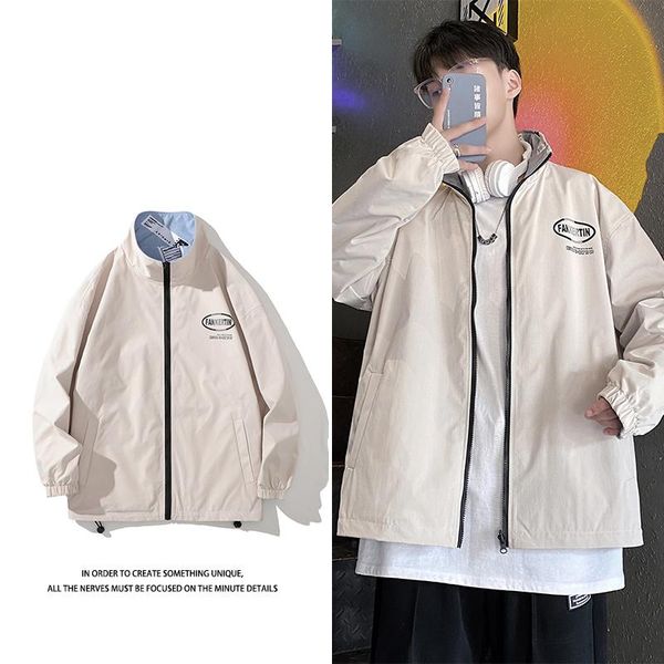 men's jackets hawaifish jacket men autumn and winter hong kong style original coat fashion brand korean casual loose double-sided mensw, Black;brown
men's jackets hawaifish jacket men autumn and winter hong kong style original coat fashion brand korean casual loose double-sided mensw, Black;brown