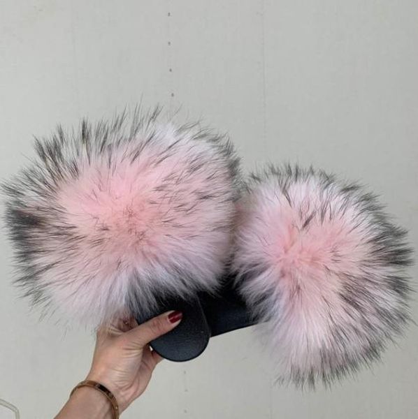 slippers women fur super big slides lovely flip flops fluffy plush drop shoes, Black
slippers women fur super big slides lovely flip flops fluffy plush drop shoes, Black