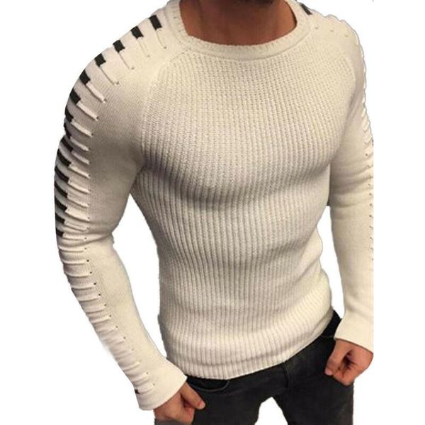 men's sweaters pullovers clothing long sleeves slim fit casual sweater jumper outdoors coarse wool fashion 2021 male solid o-neck, White;black
men's sweaters pullovers clothing long sleeves slim fit casual sweater jumper outdoors coarse wool fashion 2021 male solid o-neck, White;black