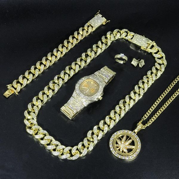 earrings & necklace luxury men gold color watch neckalce braclete earring ring combo set out cuban jewerly crystal miami hip hop for, Silver
earrings & necklace luxury men gold color watch neckalce braclete earring ring combo set out cuban jewerly crystal miami hip hop for, Silver