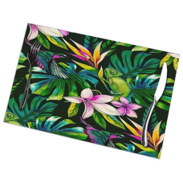 mats & pads set of 6 tropical humming bird lizard and flowers placemats for dining table place mat in kitchen accessories cup wine
mats & pads set of 6 tropical humming bird lizard and flowers placemats for dining table place mat in kitchen accessories cup wine