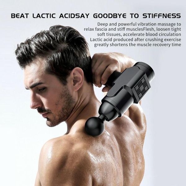 massage gun electric fascia relaxation massager therapy 6speed adjustment deep vibration muscle fitness equipment+bag
massage gun electric fascia relaxation massager therapy 6speed adjustment deep vibration muscle fitness equipment+bag