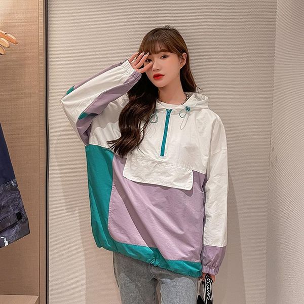 women's jackets couple style half-open chest windproof jacket hooded zipper retro college windbreaker products in the fall of 2021, Black;brown
women's jackets couple style half-open chest windproof jacket hooded zipper retro college windbreaker products in the fall of 2021, Black;brown