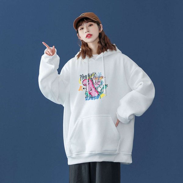 spring and autumn street women's hoodie soft, comfortable breathable youth trend cartoon, Black
spring and autumn street women's hoodie soft, comfortable breathable youth trend cartoon, Black