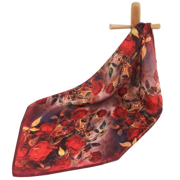 scarves pure silk scarf women bandana rose female hair women's natural square neck handkerchief flower, Blue;gray
scarves pure silk scarf women bandana rose female hair women's natural square neck handkerchief flower, Blue;gray