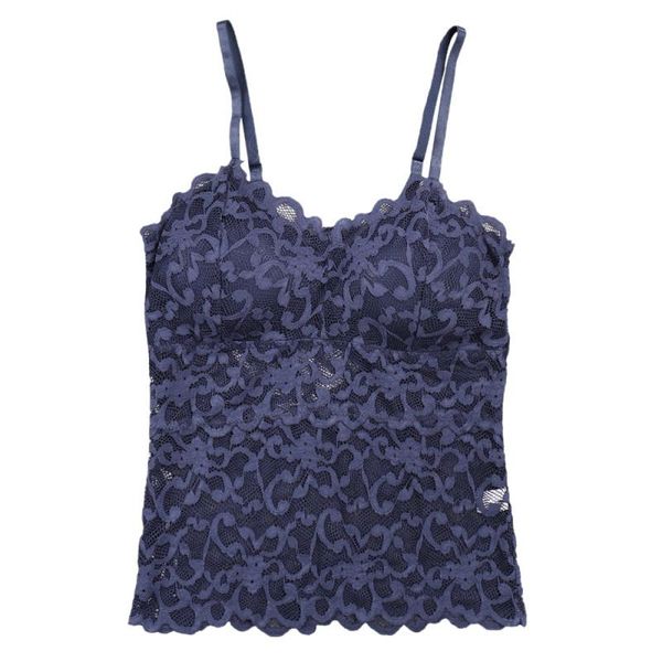 women floral padded tank lace cami bralette crochet solid color v-neck flower bra vest h., Black;white
women floral padded tank lace cami bralette crochet solid color v-neck flower bra vest h., Black;white