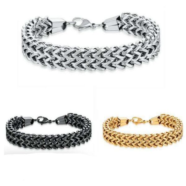 link, chain punk korean men silver color square fishscale titanium steel bracelet fashion trend hip hop party jewelry width 5-10mm, Black
link, chain punk korean men silver color square fishscale titanium steel bracelet fashion trend hip hop party jewelry width 5-10mm, Black