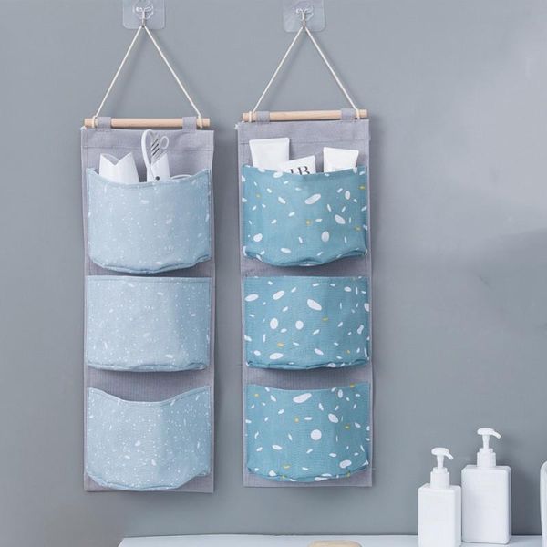 storage bags 3 pockets wall mounted hanging bag closet organizer clothes sundries pouch home decor
storage bags 3 pockets wall mounted hanging bag closet organizer clothes sundries pouch home decor