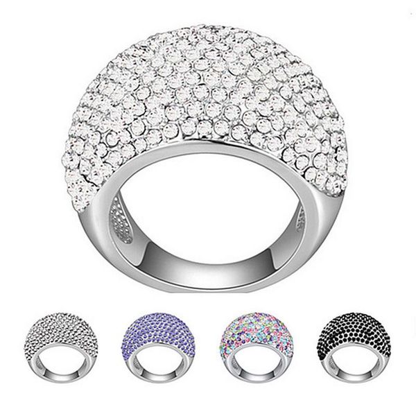 wedding rings original pave crystal women fashion summer style statement jewelry, Slivery;golden
wedding rings original pave crystal women fashion summer style statement jewelry, Slivery;golden
