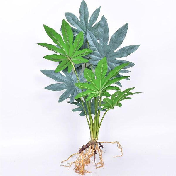 45cm 9 heads tropical monstera artificial tree bouquet fake palm leaves plastic hydroponic plants for home garden office decor
45cm 9 heads tropical monstera artificial tree bouquet fake palm leaves plastic hydroponic plants for home garden office decor