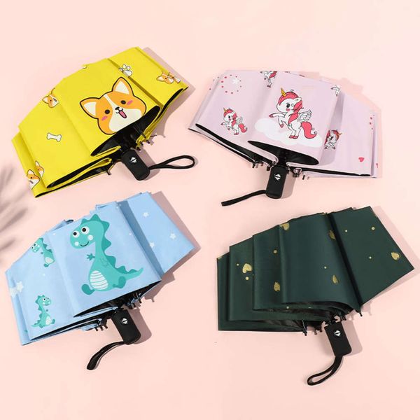 umbrella full automatic children's creative cartoon pattern sunshade with black glue for sun protection and folding
umbrella full automatic children's creative cartoon pattern sunshade with black glue for sun protection and folding