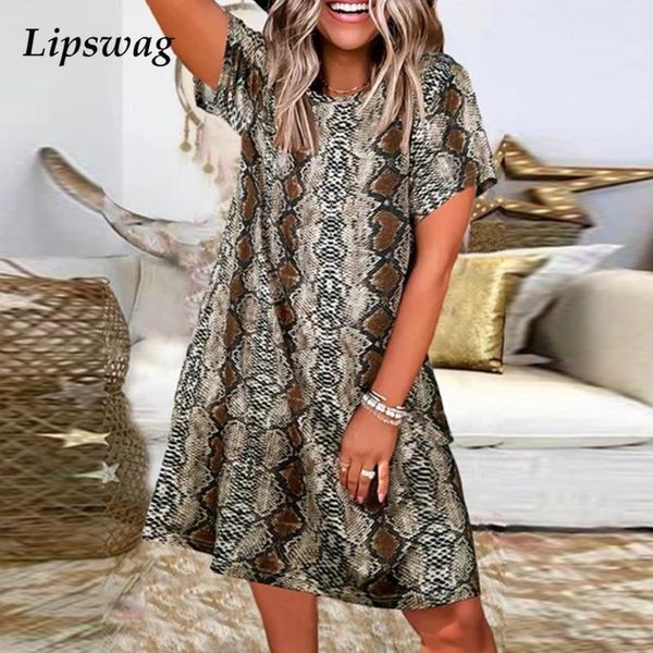 vintage women o neck a-line loose dress harajuku casual short sleeve mini dress elegant snake leopard print lady dress vestidoshigh quality, Black;gray
vintage women o neck a-line loose dress harajuku casual short sleeve mini dress elegant snake leopard print lady dress vestidoshigh quality, Black;gray