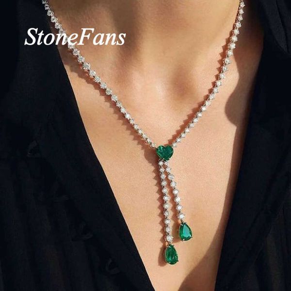 designer necklace luxury jewelry stonefans red green crystal heart tennis choker for women fashion rhinestone chain double pendant, Silver
designer necklace luxury jewelry stonefans red green crystal heart tennis choker for women fashion rhinestone chain double pendant, Silver