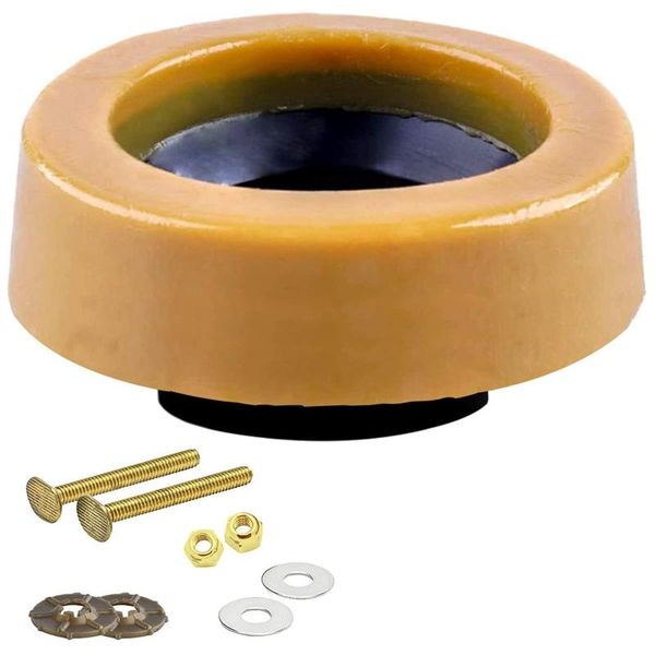 toilet seat covers wax ring kit for floor outlet toilets install or re-seat