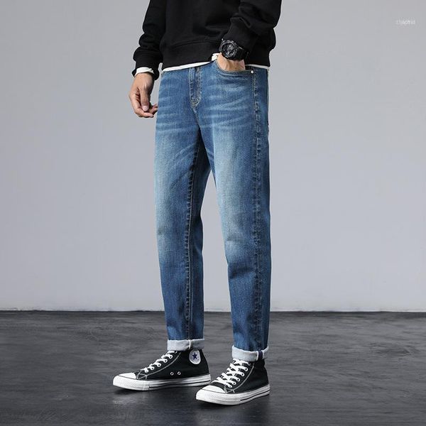 jeans men's 2021 slim jeans, high-quality casual stretch trousers clothing, fashion korean straight versatile jeans1, Blue
jeans men's 2021 slim jeans, high-quality casual stretch trousers clothing, fashion korean straight versatile jeans1, Blue