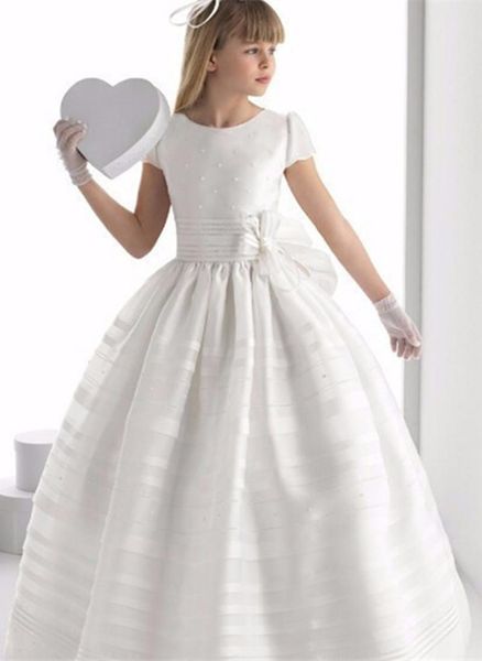 girl's dresses fashion flower girl charming white ivory short sleeve satin floor length girls pageant first communion, Red;yellow
girl's dresses fashion flower girl charming white ivory short sleeve satin floor length girls pageant first communion, Red;yellow