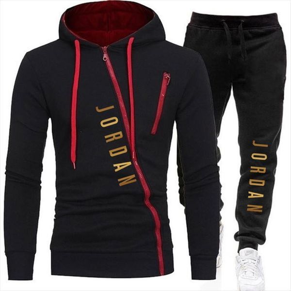 autumn and winter diagonal zipper mens tracksuits sportswear 2 piece hoodie pants jogging fitness pullover sweatshirt set, Gray
autumn and winter diagonal zipper mens tracksuits sportswear 2 piece hoodie pants jogging fitness pullover sweatshirt set, Gray