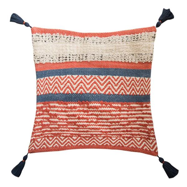 cushion/decorative pillow midoshark nordic style jacquard embroidery cotton pillowcase with fringe decoration
cushion/decorative pillow midoshark nordic style jacquard embroidery cotton pillowcase with fringe decoration