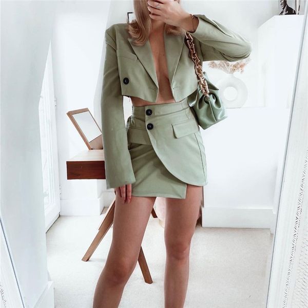 two piece dress casual woman green slim long sleeve blazer suit 2021 spring fashion female high waisted skirt sets ladies streetwe, White
two piece dress casual woman green slim long sleeve blazer suit 2021 spring fashion female high waisted skirt sets ladies streetwe, White