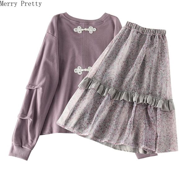 two piece dress women's sets sweatshirts and a-line skirts purple split hoodies floral ruffles knee length skirt 2021 spring, White
two piece dress women's sets sweatshirts and a-line skirts purple split hoodies floral ruffles knee length skirt 2021 spring, White