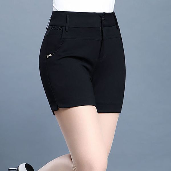 money elastic slim women's shorts denim straight wear casual suit black shorts for women short in summer 210301, White;black
money elastic slim women's shorts denim straight wear casual suit black shorts for women short in summer 210301, White;black