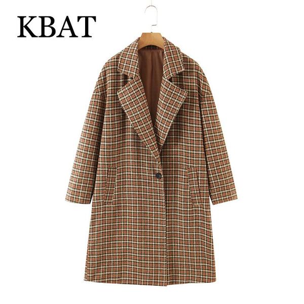 women's wool & blends kbat women 2021 winter thick plaid coats retro loose warm long sleeves pocket ladies elegant overcoat, Black
women's wool & blends kbat women 2021 winter thick plaid coats retro loose warm long sleeves pocket ladies elegant overcoat, Black