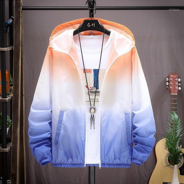 men's jackets windbreaker jacketsummer hooded jacket fashion gradient casual sun protection men, Black;brown
men's jackets windbreaker jacketsummer hooded jacket fashion gradient casual sun protection men, Black;brown