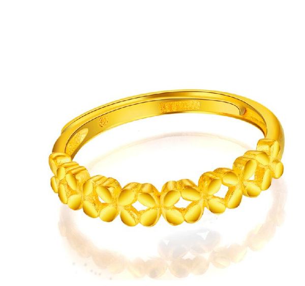 wedding rings arrival 999 24k yellow gold ring women's flower 2.76g, Slivery;golden
wedding rings arrival 999 24k yellow gold ring women's flower 2.76g, Slivery;golden