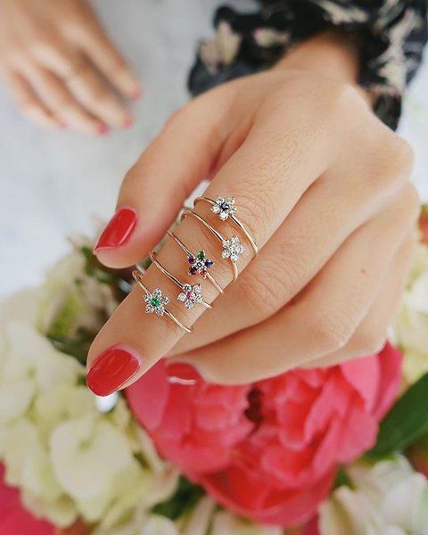 wedding rings fashion create white blue crystal flower fingers lovely minimal cz zircon glamour ring wholesale factory bijoux, Slivery;golden
wedding rings fashion create white blue crystal flower fingers lovely minimal cz zircon glamour ring wholesale factory bijoux, Slivery;golden
