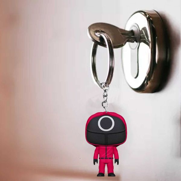2021vsquid game figures mask keychain charms accessories round six cosplay keychains for ladies women men kids key chain toys gift, Silver
2021vsquid game figures mask keychain charms accessories round six cosplay keychains for ladies women men kids key chain toys gift, Silver