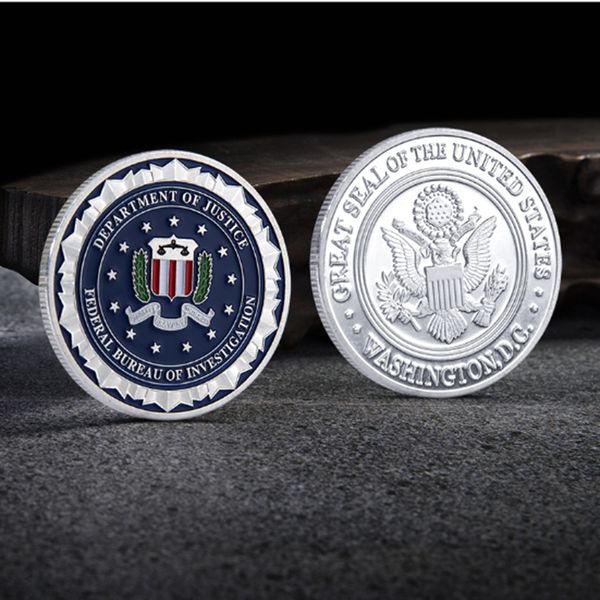 non magnetic challenge craft great seal usa department of justice federal bureau of investigation silver plated souvenir coin replica badge
non magnetic challenge craft great seal usa department of justice federal bureau of investigation silver plated souvenir coin replica badge