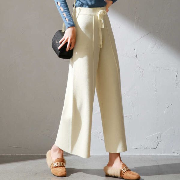 women's pants & capris striped women knitted wide leg drawstring long straight sweater trousers empire casual loose thick warm pan, Black;white
women's pants & capris striped women knitted wide leg drawstring long straight sweater trousers empire casual loose thick warm pan, Black;white