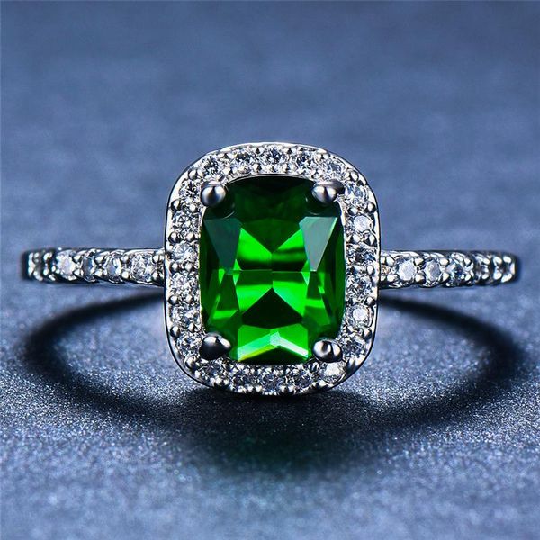 cluster rings luxury female emerald green square ring 100% real 925 sterling silver engagement vintage wedding for women, Golden;silver
cluster rings luxury female emerald green square ring 100% real 925 sterling silver engagement vintage wedding for women, Golden;silver