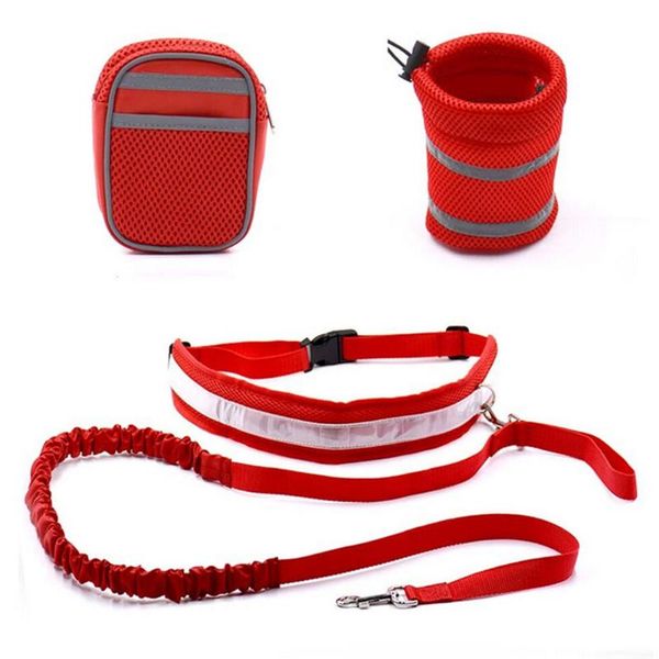 reflective strip hands waist belt dog leash set walking running jogging supplies pet adjustable outdoor training lead strap
reflective strip hands waist belt dog leash set walking running jogging supplies pet adjustable outdoor training lead strap