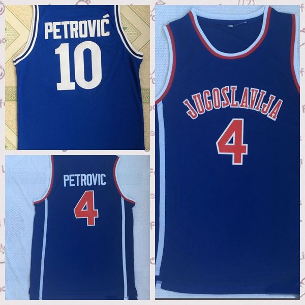 2021 low-priced men retro classic basketball jersey cibona 10 petrovic 4 drazen vintage breathable short size s-2xl, Black;red
2021 low-priced men retro classic basketball jersey cibona 10 petrovic 4 drazen vintage breathable short size s-2xl, Black;red