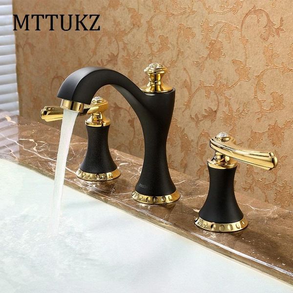 bathroom sink faucets mttuzk american basin faucet ceramics brass double knobs 3 hole deck mounted cold mixer tap 3pcs/set
bathroom sink faucets mttuzk american basin faucet ceramics brass double knobs 3 hole deck mounted cold mixer tap 3pcs/set