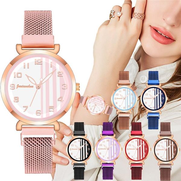 wristwatches 100pcs/lot fashion women's watches wholesale two-color magnetic clock wild lady vertical stripes, Slivery;brown
wristwatches 100pcs/lot fashion women's watches wholesale two-color magnetic clock wild lady vertical stripes, Slivery;brown
