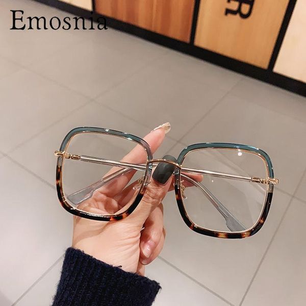 fashion sunglasses frames emosnia square glasses women myopia oversized clear lens optical classic retro female green leopard uv400, Black
fashion sunglasses frames emosnia square glasses women myopia oversized clear lens optical classic retro female green leopard uv400, Black