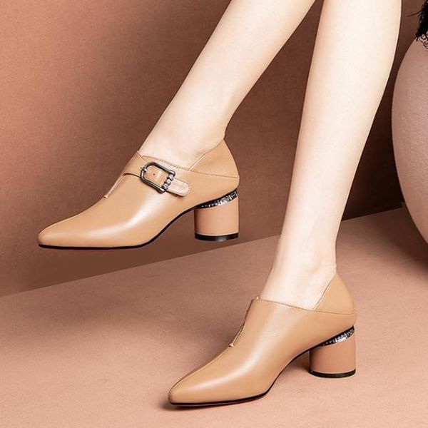 dress shoes pxelena plus size 34-42 genuine leather women chunky high heel deep mouth pumps office lady footwear buckle fashion, Black
dress shoes pxelena plus size 34-42 genuine leather women chunky high heel deep mouth pumps office lady footwear buckle fashion, Black