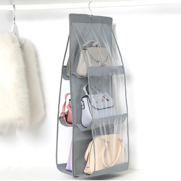 storage bags 6 pocket hanging handbag bag foldable shelf purse organizer clear sundry artifact closet hanger
storage bags 6 pocket hanging handbag bag foldable shelf purse organizer clear sundry artifact closet hanger