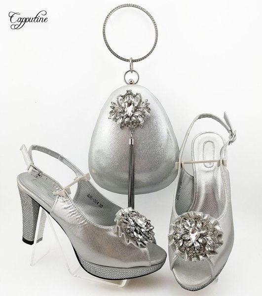 dress shoes elegant party italian design silver sandal with handbag set decorated stones qsl024, heel height 10cm, Black
dress shoes elegant party italian design silver sandal with handbag set decorated stones qsl024, heel height 10cm, Black