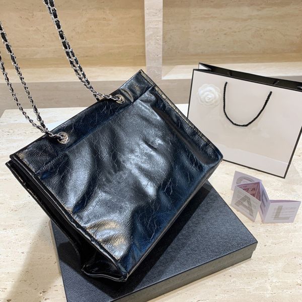 2021 designer shopping bag women's leather leisure handbag shoulder size: 36cm, Black
2021 designer shopping bag women's leather leisure handbag shoulder size: 36cm, Black