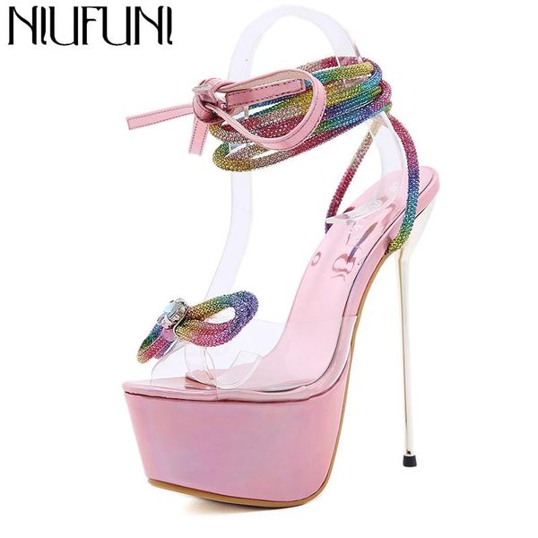 sandals niufuni platform women's roman high heels open toe colorful diamond crystal clear nightclub wedding shoes, Black
sandals niufuni platform women's roman high heels open toe colorful diamond crystal clear nightclub wedding shoes, Black