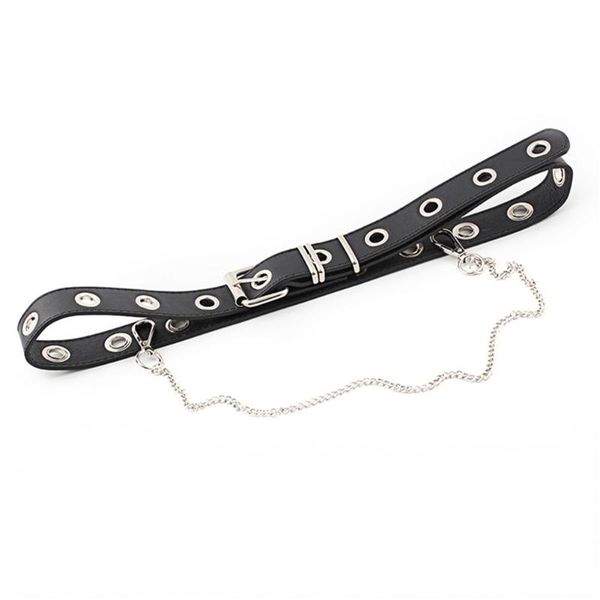 women all-match genuine cowhide with alloy buckle casual ring chain leather belt waistband, Black;brown
women all-match genuine cowhide with alloy buckle casual ring chain leather belt waistband, Black;brown