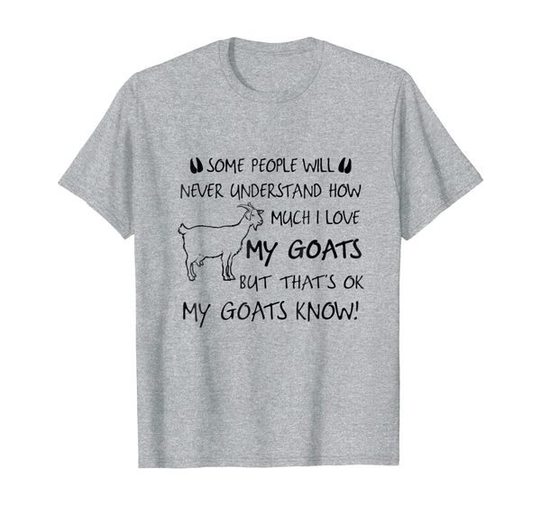 some people will never understand how much i love my goat, White;black