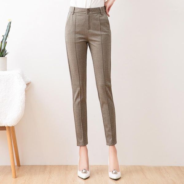 women's pants & capris formal business suit trousers ol office lady ankle-length pencil high waist female slim pant, Black;white
women's pants & capris formal business suit trousers ol office lady ankle-length pencil high waist female slim pant, Black;white