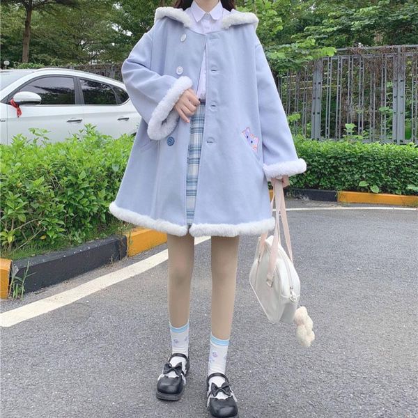 cute navy collar jk woolen coat for women in autumn and winter all-match mid-length woolen coat women clothes, Black
cute navy collar jk woolen coat for women in autumn and winter all-match mid-length woolen coat women clothes, Black