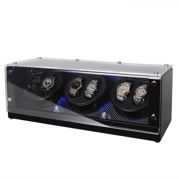 watch boxes & cases winder box mechanical automatic display for luxury men watches, Black;blue
watch boxes & cases winder box mechanical automatic display for luxury men watches, Black;blue
