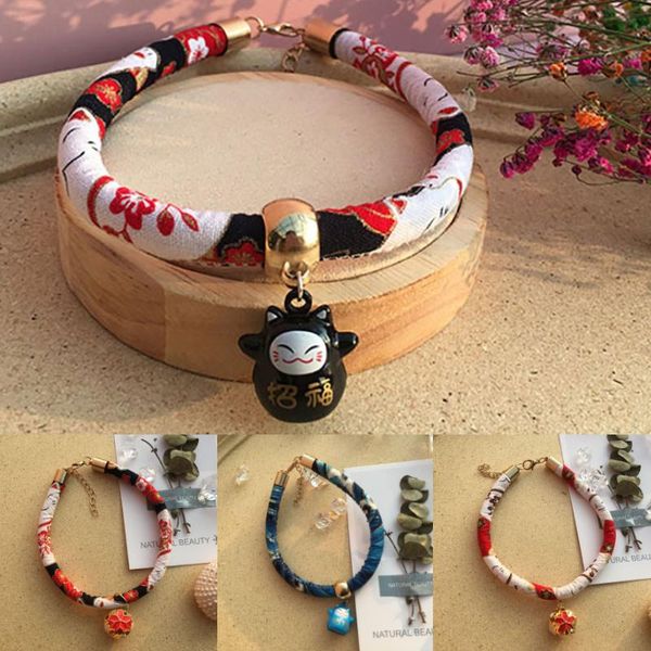 cat collars & leads pet collar japanese style handmade necklace nylon lucky accessories supplies with bells para gato
cat collars & leads pet collar japanese style handmade necklace nylon lucky accessories supplies with bells para gato