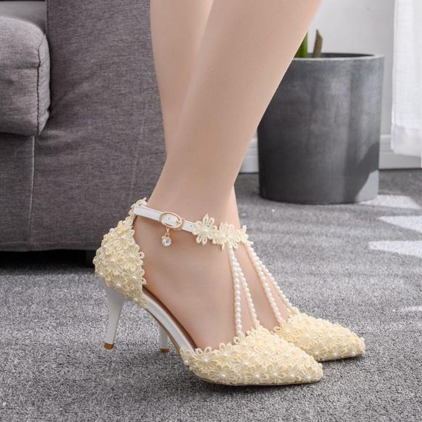 dress shoes high heels lace wedding ankle strap pumps women sandals 7.5cm bridal stiletto, Black
dress shoes high heels lace wedding ankle strap pumps women sandals 7.5cm bridal stiletto, Black